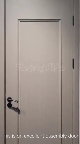 Shengyifa 난연 방수 PVC WPC 호텔 욕실 문